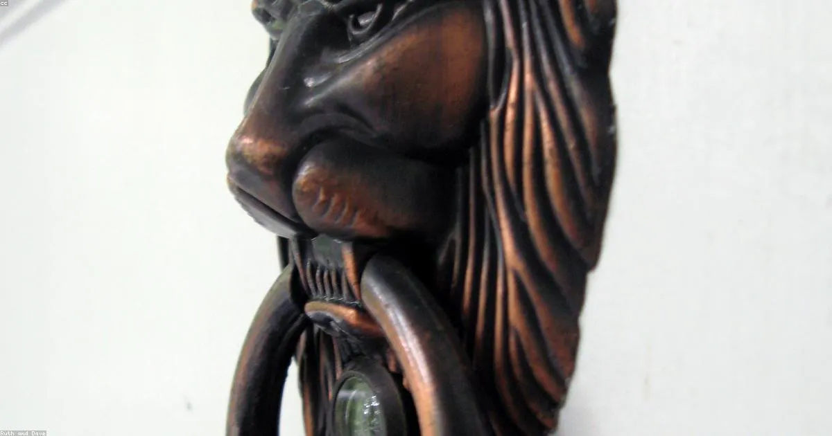 Mirilla digital instalada en puerta de vivienda — Cerrajería San Jorge Zaragoza